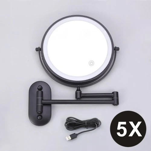 8inch negro USB 5X