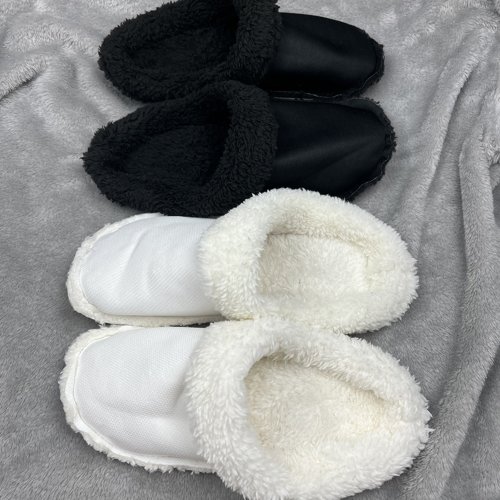 Afbeelding van Winterwarm pluche inlegzool voor Crocs met fluwelen voering – zachte, verdikte schoencover voor extra comfort en warmte