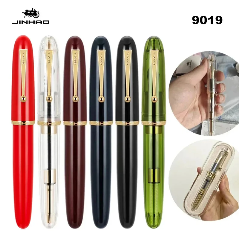 Bild von Luxus Jinhao 9019 Dadao – Transparenter Acryl-Spinner-Stift mit 40 mm Feder
