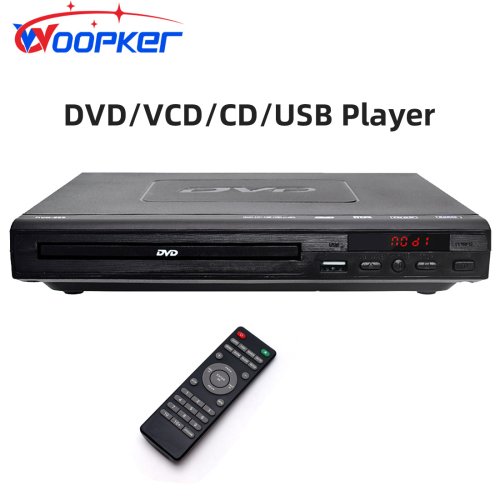 Zdjęcie Odtwarzacz DVD Woopker 225 – Multi-Region, USB, TV, System Kina Domowego