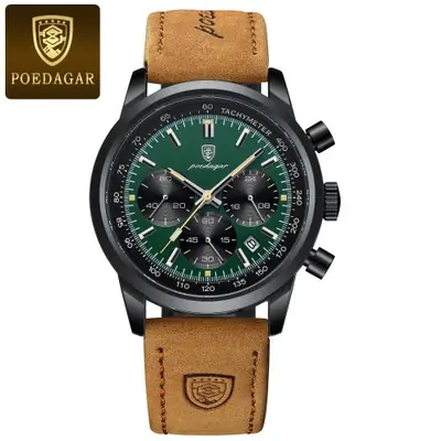 Image de Montre Homme Étanche Lumineuse - Style Militaire & Luxe
