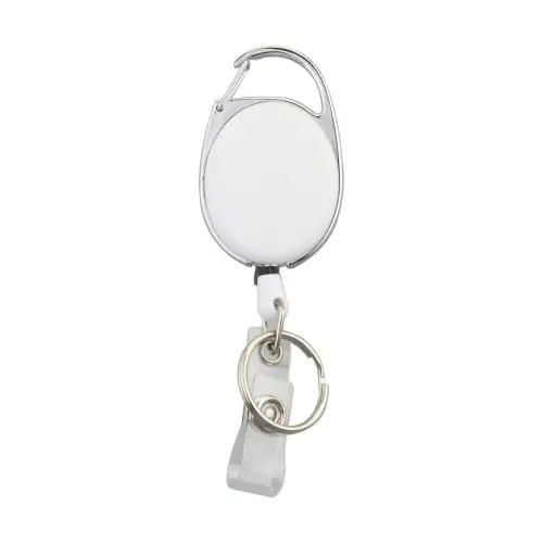 Image de Porte-badge Professionnel avec Sangle & Mousqueton Rétractable