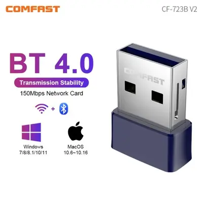 Image de Adaptateur WiFi USB 900 Mbps - Wi-Fi 6 & Bluetooth 5.3