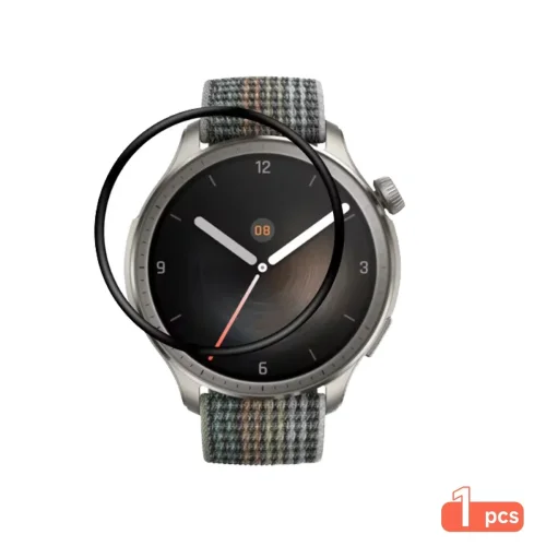 Zdjęcie Miękka, zakrzywiona folia 9D na Amazfit Balance, pełna ochrona ekranu z stopniowaną skalą HD, akcesoria do smartwatcha.