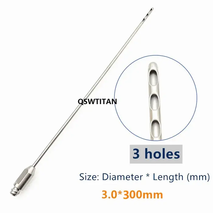 Image de Canule de Liposuccion 3 Trou - Précision & Efficacité