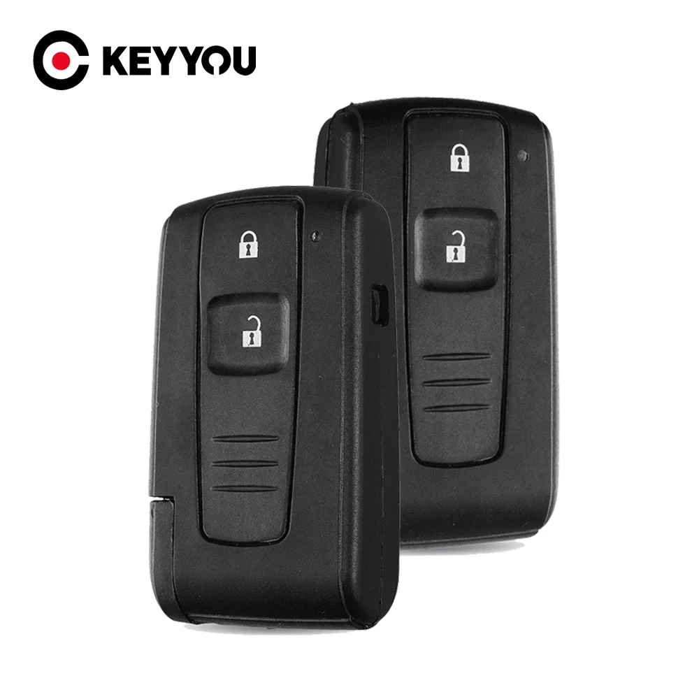 Immagine di Custodia di Ricambio per Chiave Intelligente Toyota Corolla Verso e Camry 2004-2009 con 2 Pulsanti - Compatibile con Chiavi Auto KeyYou