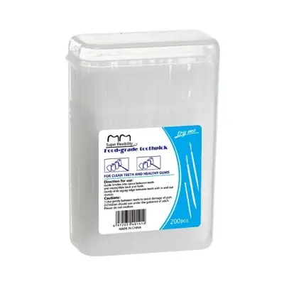 Image de Cure-Dents Jetables - 100 Pièces en Boîte