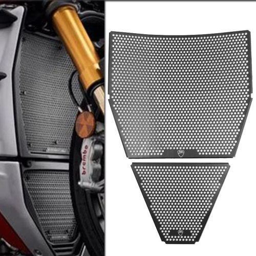 Afbeelding van RVS Radiatorgrijsbescherming voor Ducati Streetfighter V4, V4S en Panigale V4 (2020-2024) – Hoogwaardige Motorfietsbescherming