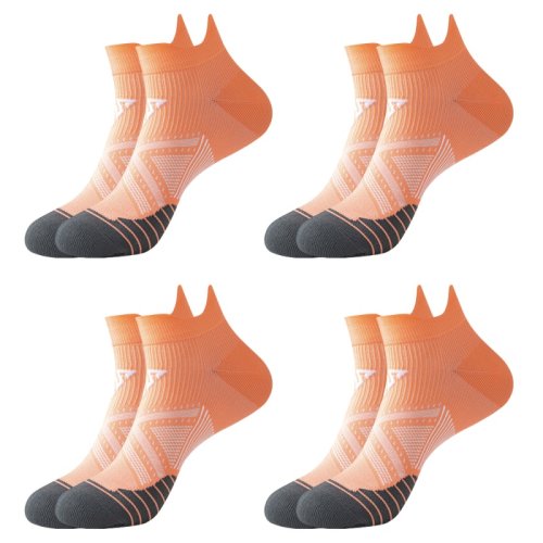 Image of 4pairs/Lot Woman Men's Socks Compression Breathable Basketball Sports Cycling Running Towel Socks High Elastic Tube Socks