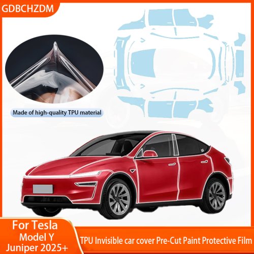 Image de Film Protecteur Transparent pour Tesla Model Y 2025