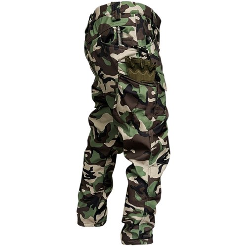 Afbeelding van Winter Tactische Broek Mannen Shark Skin Soft Shell Cargo Broek Outdoor Multi-pocket Winddicht Waterdichte Combat Broek S-4XL