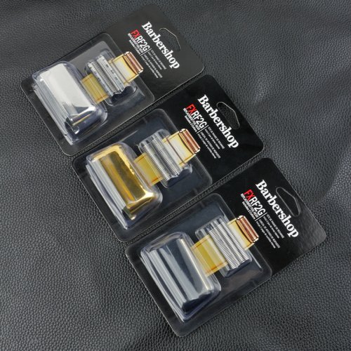 Zdjęcie Profesjonalna bezprzewodowa golarka fryzjerska z wymiennymi głowicami foliowymi – kompletny zestaw do precyzyjnego golenia i stylizacji włosów