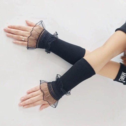 Image de Manchettes Dentelle Volants Détachables pour Femmes