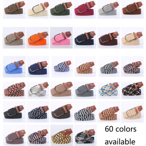 Zdjęcie Elastyczny, uniwersalny pasek z sprzączką – prosty i stylowy model do codziennego noszenia dla mężczyzn i kobiet