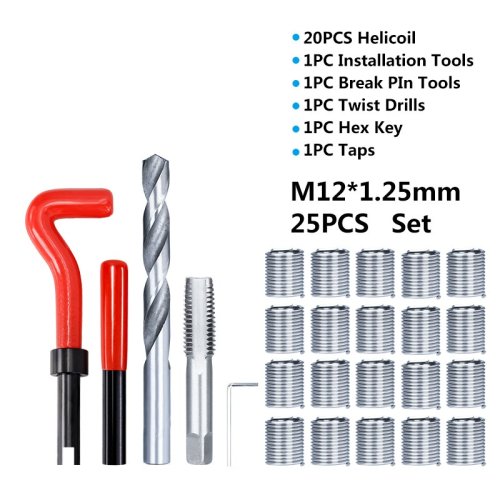 25pcs M12x1.25