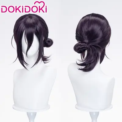 Image de Perruque Violette 35cm - Cosplay Dokidoki & Démon