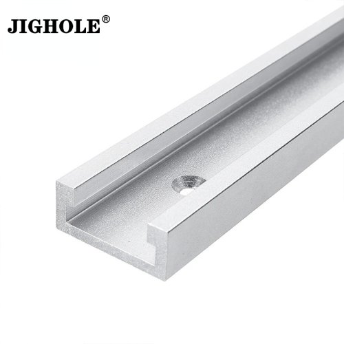 Image of Precision Type 30 Aluminum T-Track Miter Guide Rail for Table Saw and Workbench – 100mm to 800mm Adjustable Chute for DIY Woodworking Projects