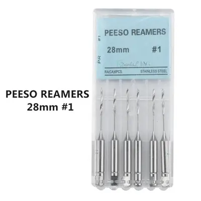Image de Kit de Limes Endodontiques en Acier Inoxydable - 6 Pièces