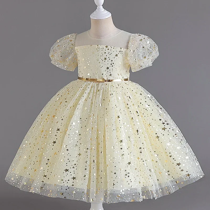 Image de Robe de Soirée Élégante pour Filles - Dentelle & Paillettes