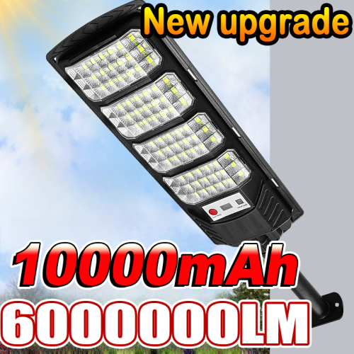 Imagen de Lámpara Solar Exterior 2025 con 6.000.000 Lúmenes Ultrabrillante, Farolillos LED con Sensor de Movimiento para Jardín, Patio y Calle