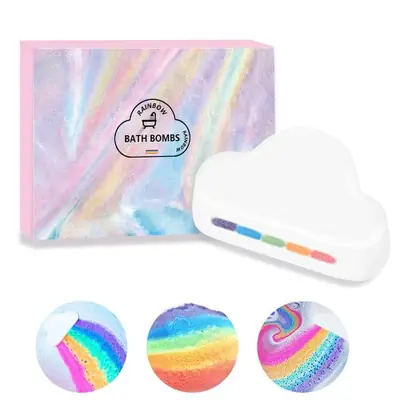 Image de Bombes de Bain Arc-en-Ciel - Cadeau Spa Relaxant