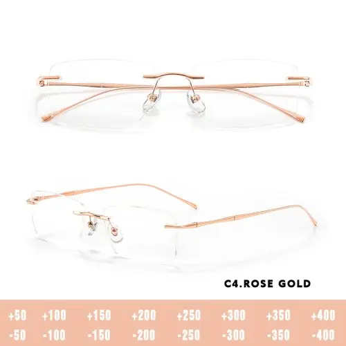 Image de Lunettes Homme Ultra Légères en Titane Sans Monture