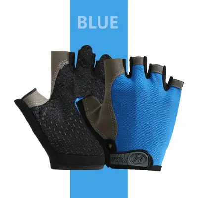 Gants Sans Doigts Fitness & Vélo - Respirants & Anti-Dérapants