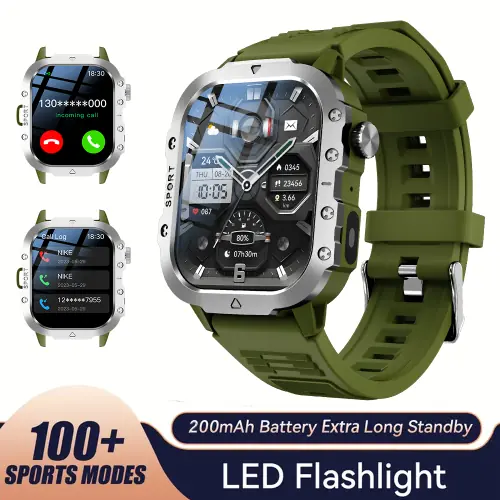 Image de Montre Intelligente Sportive avec Écran HD et Lampe LED
