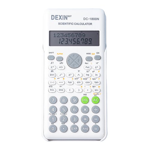 Zdjęcie Kalkulatory naukowe Różowy kalkulator matematyczny z 240 wielofunkcyjnymi kalkulatorem 2-liniowy wyświetlacz LCD Idealny dla nauczycieli