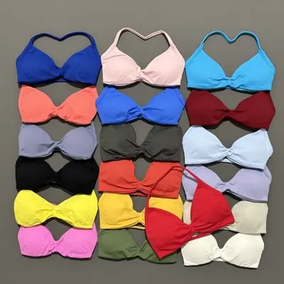 Image de Soutien-gorge de sport dos nu avec bonnets amovibles