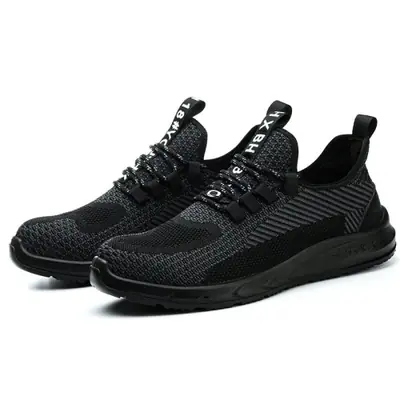 Image de Chaussures de Travail Anti-Écrasement Homme - Bout Acier & Antidérapantes