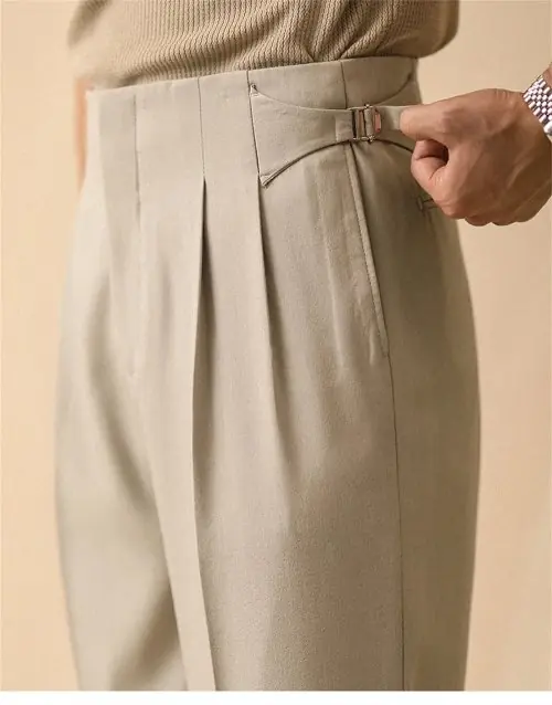 Image de Pantalons d'été Homme - Coupe ample, sans repassage, style élégant
