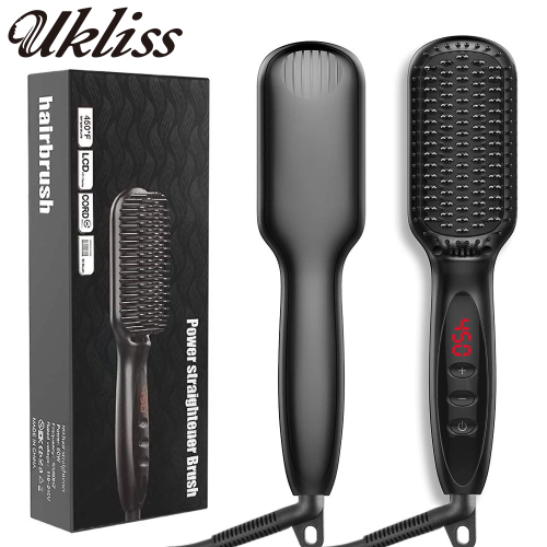 Imagen de Peine Alisador de Pelo con Calefacción para Hombres – Cepillo Alisador de Barba Rápido y Efectivo con Tecnología de Calor Controlado