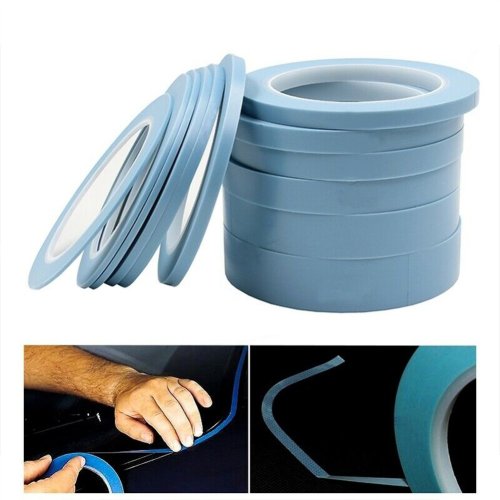 Imagen de Cinta adhesiva de línea fina de vinilo de alta temperatura de 3-40mm, cinta de pintor, pintura de coches automotrices, herramientas universales de mantenimiento de lavado de coches