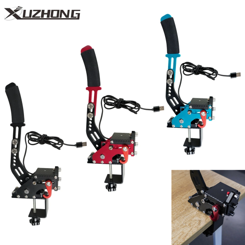Afbeelding van Universele USB Handrem met Vaste Beugel voor Logitech G25, G27, G29, T300, T500 – Ideaal voor PC Racing Games zoals DiRT en Rally