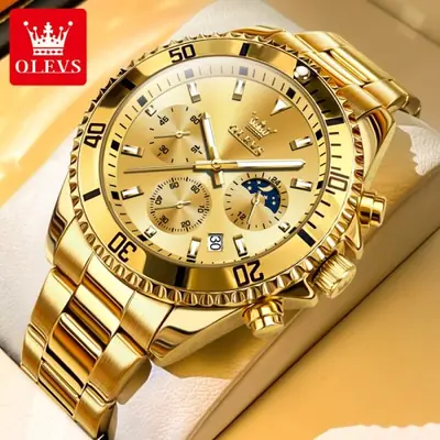 Image de Montre Homme Pilote Chronographe Étanche - Style Tendance