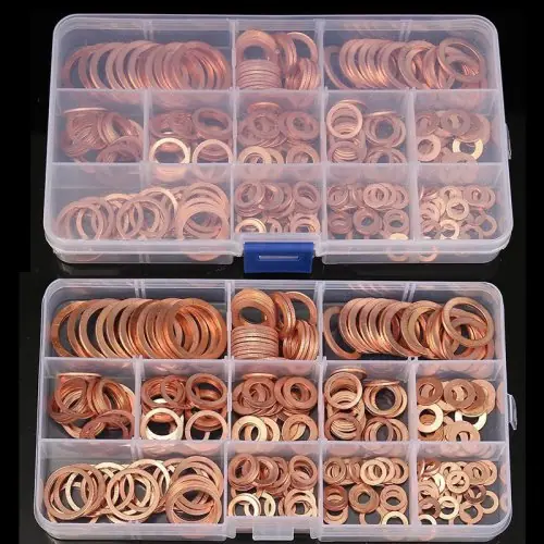 Image de Rondelles Cuivre Étanches - Pack 100 à 300 Pièces