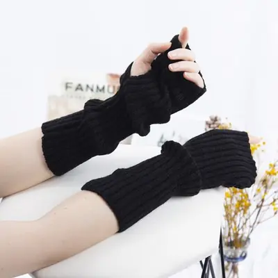 Image de Gants Sans Doigts Gothiques Kawaii - Style Lolita Harajuku Y2K