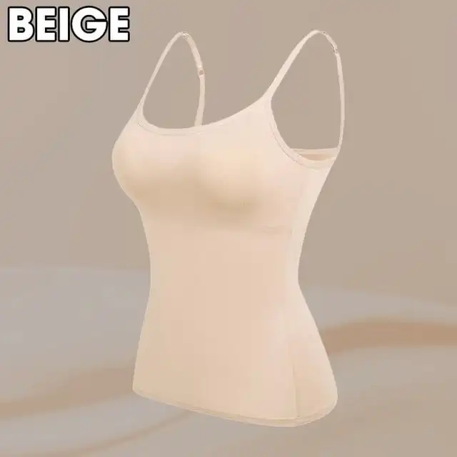 Imagen de Cami Bra – Camisola para mujer con sujetador acolchado incorporado, chaleco, envío directo como se v...