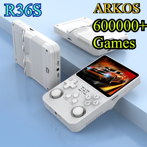 Afbeelding van 256 GB Open Source R36S Videospellenconsole met Linux-systeem, 3,5-inch IPS-scherm, draagbare pocket videospeler, beschikbaar in 64 GB en 128 GB – ideaal cadeau voor gamers
