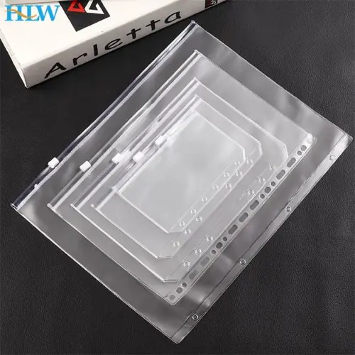 Image de Pochettes de reliure transparentes A4, A5, A6, A7, B5 - 4 pièces