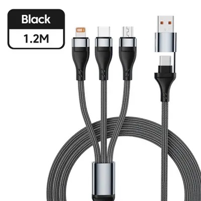 Image de Câble de Charge Rapide 3 en 1 USB-C, Micro-USB et Lightning