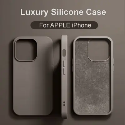 Coque iPhone Ultra Protégée - Silicone Liquide & Antichoc