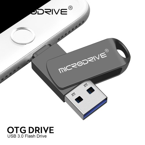 Immagine di Chiavetta USB OTG 3.0 per iPhone e iPad - 2 in 1 Lightning & USB