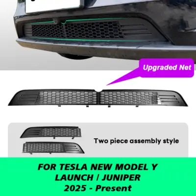 Image de Protection Anti-Insectes pour Tesla Model Y 2025 - Pare-Chocs & Grille