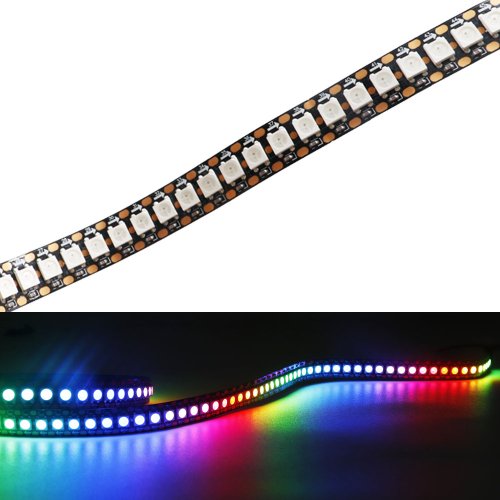 Afbeelding van 3 Meter WS2812B/WS2815 RGB LED Strip met 144 Pixels – Adresbare Smart LED Band 5050, Waterbestendig IP30/IP65/IP67, DC 5V/12V voor In- en Buitenverlichting