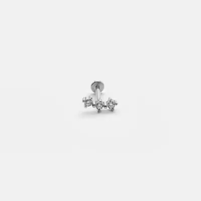 Image de Boucles d'oreilles Étoile & Lune en Argent Sterling 925