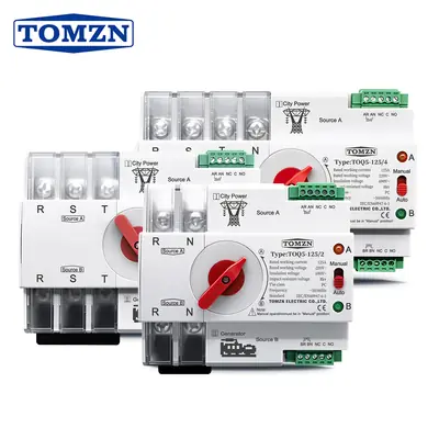 Image de Commutateur de transfert automatique 63A-125A - Alimentation double