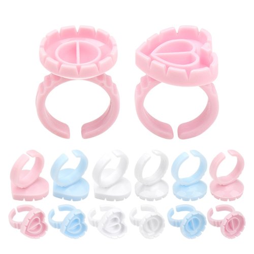 Imagen de Kit Completo de Extensión de Pestañas con Pegamento Desechable, Ventilador, Soporte para Anillos y Pigmento para Tatuaje – Ideal para Profesionales y Principiantes