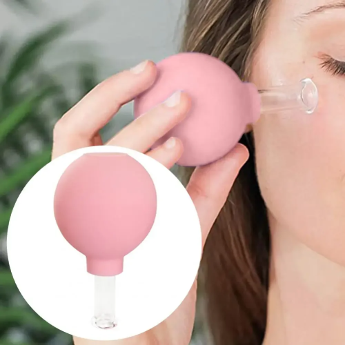 Bild von Natürliches Gesichtsschöner-Set mit Vakuum-Saugnapf und Chinesischer Schröpftherapie – Anti-Cellulite Massagegerät für straffere Haut, Augenpflege und Akupunktur-Effekt